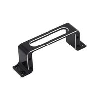 Accesorio Modelos RC para Piezas Mejora Coche RC Aleación Aluminio Estándar Soporte Montaje Servo Medio Marco Fijo ala UAV Avión Barco Modelo(Black)