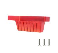 Accesorio Modelos RC para Tamiya CW01 para Lunch Box Chasis De Calabaza De Medianoche 1/12 CW-01 Montaje De Brazo Inferior Delantero De Aluminio Piezas Mejoradas RC(Red)