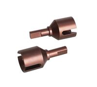 Accesorio Modelos RC para Tamiya DT-04 M-05 M-06 MB-01 BT-01 para TT-02 1/10 RC Camión Caja De Cambios Acero Duro Junta Eje Transmisión Accesorios Actualización