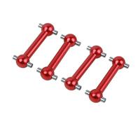 Accesorio Modelos RC Para Tamiya Para TT-01 TT01E Para TT02 TT02D TT02S 1/10 Eje Transmisión Pieza Hueso Perro Vehículo RC Coche Oruga Para Hobby Mejora Del Eje De Conducción(Red)