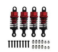 Accesorio Modelos RC para Tamiya para TT02 para TT01 M05 para HPI para HSP para Kyosho para Redcat 1/10 Amortiguador De Aceite Aleación Aluminio RC Derrape En Carretera(Red)