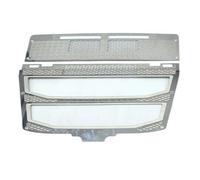 Accesorio Modelos RC para Tamiya para Volvo 56362 56375 56360 750 1/14 Decoración De Capó Entrada Aire Metal con Luz RC Camión Remolque Volquete Piezas Coche(White)