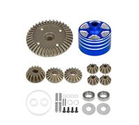 Accesorio Modelos RC para Tamiya Xv-02 para Tt-02 Mb-01 Xm-01 1/10 F Y R Engranaje Diferencial Juego De Fundas Modelos Juguete Repuesto Piezas Reparación Mejoradas(Blue)