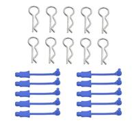 Accesorio Modelos RC para Traxxas Armma 4 Uds Pin Clip Carcasa Cuerpo para Tipo R con Modificación Montaje Aluminio Piezas Reparación Mejoradas Modelos Juguete Repuesto(Blue)