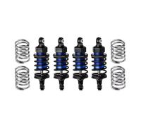 Accesorio Modelos RC para Traxxas GT 4-Tec Drift para Mustang RC Aleación F & R Lleno De Aceite Ultra Shocks Modificación Actualización Reparación Modelos Juguete Repuesto(Blue)