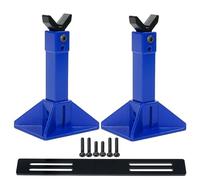 Accesorio Modelos RC para TRAXXAS para TRX-4 SCX-10 1/10 Universal Metal Hi-Lift Jack Stand Set RC Crawler Mejora Piezas Reparación Modelos(Blue)
