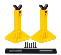 Accesorio Modelos RC para TRAXXAS para TRX-4 SCX-10 1/10 Universal Metal Hi-Lift Jack Stand Set RC Crawler Mejora Piezas Reparación Modelos(Yellow)