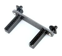 Accesorio Modelos RC para Traxxas para TRX4 1/10 Coche Trepador De Control Remoto Aluminio Fibra Carbono Montaje Frontal del Cuerpo Post Actualizaciones Accesorios Piezas