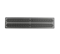 Accesorio Modelos RC para Traxxas para Trx4 para FMS Fcx10 1/10 Capó De Metal Falda Lateral Placa Antideslizante Ventana Plegable Malla Protector Corporal RC Crawler(Type 3)