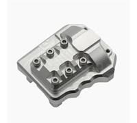 Accesorio Modelos RC para Traxxas para TRX4 para TRX-4 1/10 8280 Cubierta Diferencial Puente Delantero O Trasero Metal Coches Trepadores Control Remoto Piezas Repuesto(Silver)
