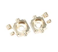 Accesorio Modelos RC para Trx4m 1/18 Bloques Enlace Dirección Peso Latón Cubierta Diferencial Rueda Giratoria RC Crawler Piezas Mejora Modelos Repuesto Decorativos(Knuckle)