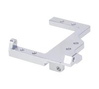 Accesorio Modelos RC para Vanquish Vs4-10 para Phoenix F10 F10t 1/10 Soporte De Montaje Servo Aleación Aluminio Eje Trepador Control Remoto Actualizaciones DIY(Silver)