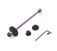 Accesorio Modelos RC Para Wltoys 124007 124016 124017 124018 124019 1/12 RC Conjunto De Eje De Transmisión Central De Coche 44T Engranaje De Reducción 19T 27T Piezas De Mejora Engranaje Motor(Purple)