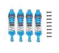 Accesorio Modelos RC para WLtoys 124008 124010 1/12 144001 144016 1/14 Amortiguador Hidráulico De Metal Amortiguadores Llenos Aceite Piezas Mejora Coche RC(Blue)