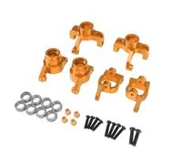 Accesorio Modelos RC para WLtoys 144016 144018 RC Modelo Crawler Car Truck Piezas Mejora Copa Rueda Trasera Metal C-para Kit Accesorios OP Dirección Asiento(Yellow)