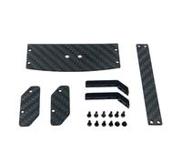Accesorio Modelos RC para WLtoys 244016 para LOSI Micro-B 1/24 Alerón Trasero Fibra Carbono Modificación Mejora Piezas Reparación Modelos Juguete Repuesto
