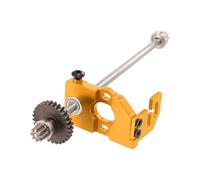 Accesorio Modelos RC para WLtoys 284131 284161 284010 K969 K989 K999 1/28 Eje Central De Engranaje Metal Y Motor Modificación Actualización Coche para Seat RC(Gold)