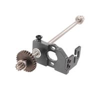 Accesorio Modelos RC para WLtoys 284131 284161 284010 K969 K989 K999 1/28 Eje Central De Engranaje Metal Y Motor Modificación Actualización Coche para Seat RC(Gray)