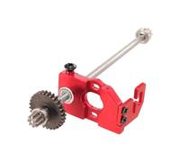 Accesorio Modelos RC para WLtoys 284131 284161 284010 K969 K989 K999 1/28 Eje Central De Engranaje Metal Y Motor Modificación Actualización Coche para Seat RC(Red)