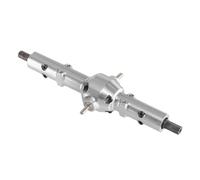 Accesorio Modelos RC para WPL para JJRC B16 B36 1/16 Montaje Puente Medio Metal Tracción Seis Ruedas Kagas Militares Accesorios Actualización Medio Camión(Silver)