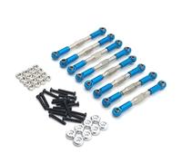 Accesorio Modelos RC para WPL para MN para Henglong para JJRC FY 1/16 Reemplazo De Actualización Metal Varilla Tracción Ajustable Piezas Coche RC Control Remoto(Blue)