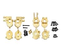 Accesorio Modelos RC para Yikong YK4106 YK4107 1/10 Piezas Mejora Coche RC Eje Delantero Latón Dirección Rueda Trasera Bloque Buje para Seat C(Set 1)