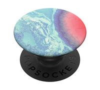 Accesorio móvil regalo colores vintage turquesa rosa PopSockets PopGrip Intercambiable