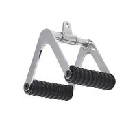 Accesorio multifunción para máquina de remo de fitness, barra de mango en V para sistemas de polea baja, barra de mango de agarre en V para entrenamiento de pesas