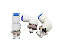 Accesorio neumático giratorio de alta velocidad KSH KSL M5 1/8", 1/4", 3/8", 1/2", universal, 360 grados, 400 rpm, conector rápido aire(4-01,KSH)