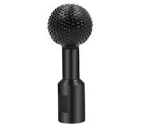 Accesorio para amoladora para tallar madera: juego de brocas giratorias esféricas de acero al carbono de 10 mm y 14 mm, cabezal de pulido para pulido y grabado de madera que se adapta a amoladora