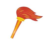 Accesorio para Antorcha: Antorcha Inflable Falsa, Diseño Realista con Efecto De Fuego, Accesorio para Eventos De PVC Suave | 11,81 Pulgadas, Luz De Llama Inflable para Juegos Deportivos, Esce