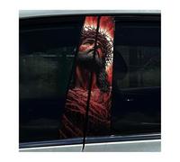 Accesorio Para Automóvil 1 Par De Pegatinas Para Coche Con La Frase "Dios Jesús Ora" Para Cubrir El Pilar B Del Coche Resistentes A Los Arañazos Y A Prueba De Agua(C)