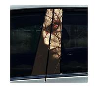 Accesorio Para Automóvil 2 Pegatinas Para El Pilar B Del Coche, Decoración De Halloween Hellraiser, Calcomanías Impermeables Para La Columna Central.(C)