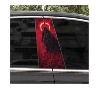 Accesorio Para Automóvil 2 Pegatinas Para El Pilar Central Del Coche, Película Protectora Impermeable Para El Pilar B Del Coche Blood Moon Shura(TYPE A)
