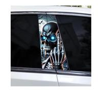 Accesorio Para Automóvil 2 Pegatinas Para El Pilar Central Del Coche, Película Protectora Impermeable Para El Pilar B Del Coche, Con El Mensaje "Psychic Awakening".(TYPE A)