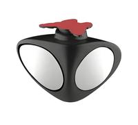 Accesorio Para Automóvil Con Espejo Para Punto Ciego - Vidrio Gran Angular Abs, Soporte Adhesivo Ajustable | Pieza Auxiliar De Vista Trasera Lateral, Herramienta De Conducción De Seguridad De