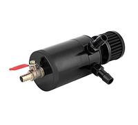 Accesorio para Automóvil, Respiradero para Tanque de Captura de Aceite, 3/8 Pulg. Npt con Kit de Accesorios de 2 Puertos, Depósito para Depósito de Aceite, Lata de Captura, para Vehículos(negro)