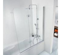 Accesorio para bañera HSK Premium Softcube de 2 piezas, tamaño: 100 x 140 cm, tope: derecha, 6806100-R-41-120, Cabinas de ducha: Aspecto cromado: Vidrio real TwinSeal