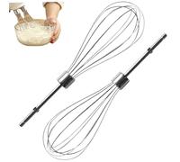 Accesorio para batidor para batidora de mano, 2 piezas de batidores para batidora, accesorio para batidor de cocina de acero inoxidable para de mano de 7, 9 pulgadas de largo para harina, huev