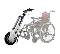 Accesorio para bicicleta de mano eléctrica para silla de ruedas, dispositivo de tracción para silla de ruedas, tractor para silla de ruedas de 12 pulgadas, motor de 36V, 400W, batería de 15A
