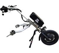 Accesorio para Bicicleta eléctrica para Silla de Ruedas, Extractor de Silla de Ruedas de 500w, Kit eléctrico/de conversión, batería de 48v, 15ah/17ah, Pantalla LCD, con luz Delantera Manual