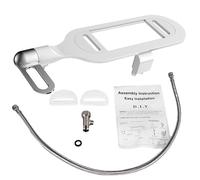 Accesorio Para Bidé - ABS 43x12x7cm | Asiento De Bidé Autolimpiante | Descargador De Inodoro Ajustable, Fácil Instalación, Higiene Del Baño, Boquilla Rociadora De Agua Para Asiento De Inodoro, Limpiez