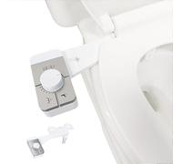 Accesorio para bidé para inodoro, rociador de bidé para inodoro con doble boquilla con limpieza suave y cómoda, Bedits de fácil instalación para inodoros