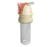 Accesorio para botella con vertedor: dispensador universal de corcho para botella, accesorio dosificador de vinagre y, herrajes de silicona flexibles y duraderos de alimenticio | Sello he