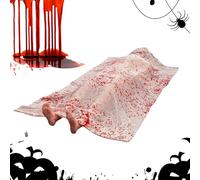 Accesorio para cadáveres, decoración espeluznante de Halloween, accesorios de víctimas muertas, decoración de casa embrujada de terror, pantalla corporal aterradora realista, decoración de escena al