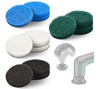 Accesorio para cepillo universal Bosch 12 almohadillas de limpieza inalámbricas Mellbree 3 Performance Pads, 3 almohadillas de microfibra, 3 almohadillas de cocina, 3 almohadillas de espuma,