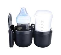 Accesorio para Cochecito | Portavasos 3 en 1 con Abrazadera | Portavasos Antideslizante Seguro y Estable para Silla Ruedas Walker Scooter Onlynery
