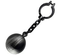 Accesorio para Disfraz De Halloween con Bola Y Cadena: Grillete Espeluznante, Disfraz De Prisionero, Pirata Y Convicto, Accesorio Divertido para Fiesta, Decoración Detallada para Prisión Y Cárcel.