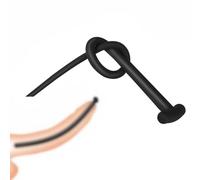 Accesorio para ejercicio al aire libre con barra uretral negra de 220 mm para hombre, 1 pieza - eshlM25 (M)