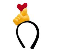 Accesorio para el cabello con gesto de pulgar, diadema unisex con diseño de parodia, versátil, para hombres y mujeres, ligera, práctica, práctica y cotidiana A